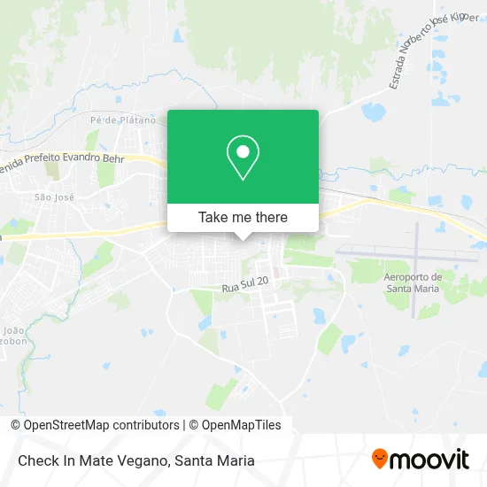 Check In Mate Vegano map