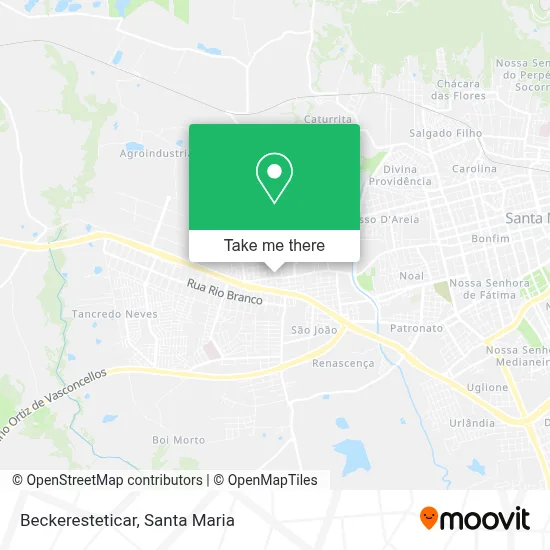 Beckeresteticar map