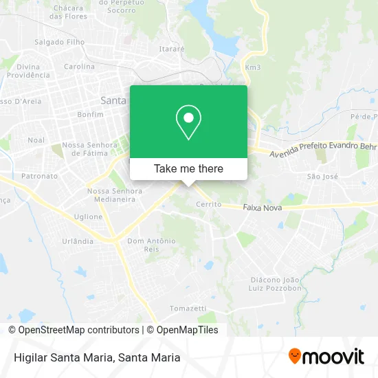 Higilar Santa Maria map