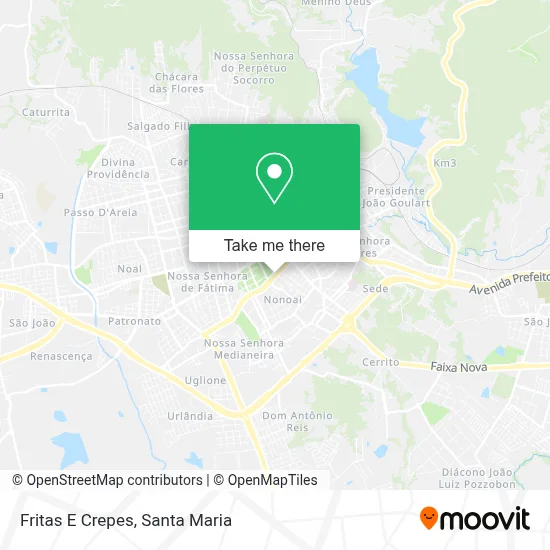 Fritas E Crepes map