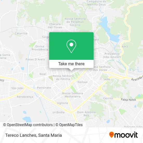 Tereco Lanches map