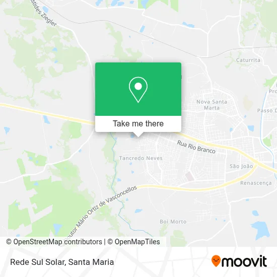 Rede Sul Solar map