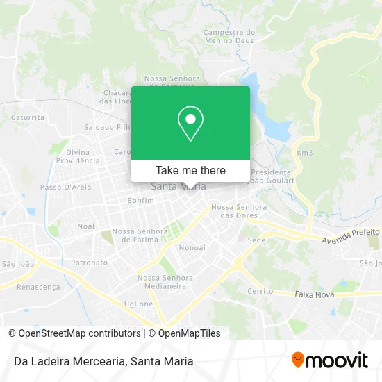 Da Ladeira Mercearia map