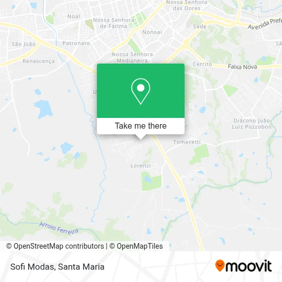 Sofi Modas map