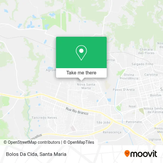 Bolos Da Cida map