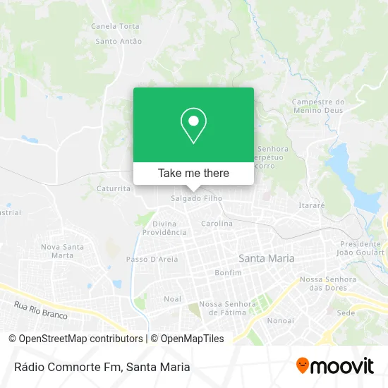 Rádio Comnorte Fm map