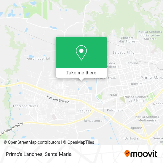 Primo's Lanches map