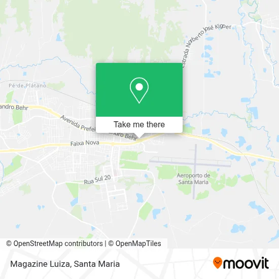 Magazine Luiza map
