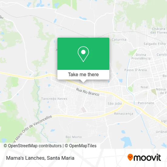 Mama's Lanches map