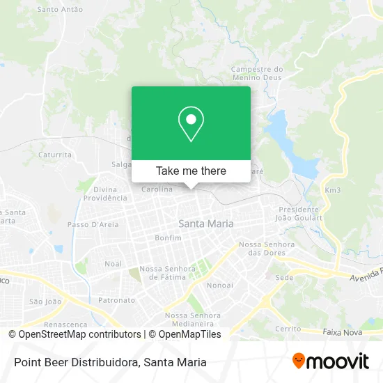 Point Beer Distribuidora map