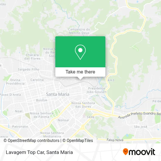 Lavagem Top Car map