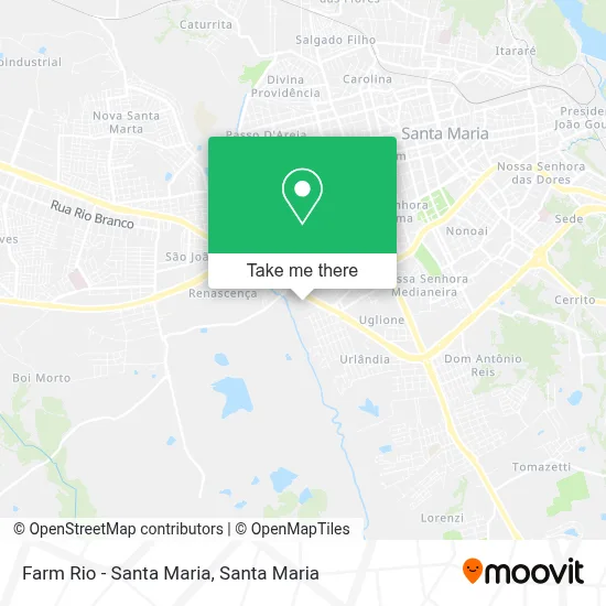 Farm Rio - Santa Maria map