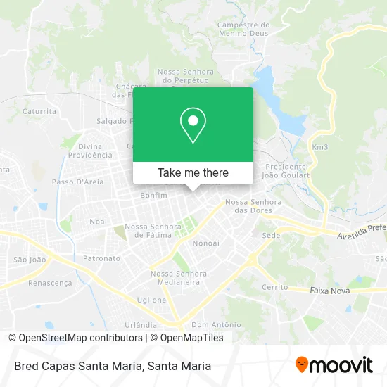 Bred Capas Santa Maria map