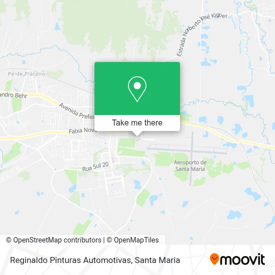 Reginaldo Pinturas Automotivas map