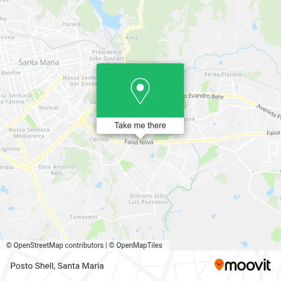 Posto Shell map
