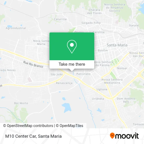 M10 Center Car map