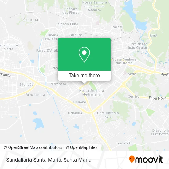 Sandaliaria Santa Maria map