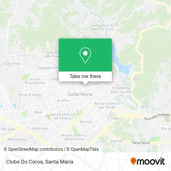 Clube Do Coroa map