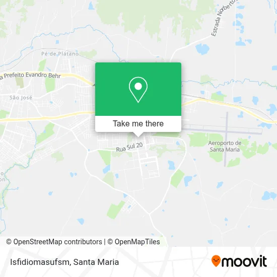 Isfidiomasufsm map