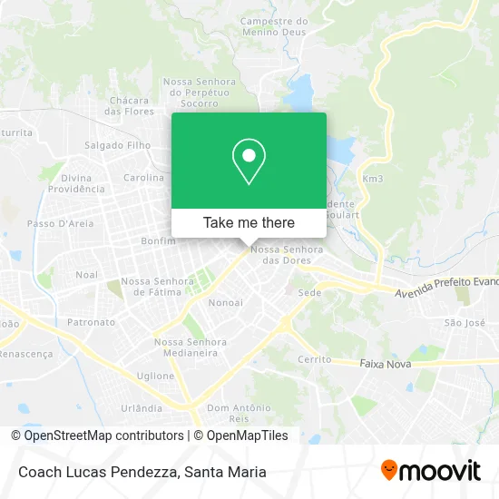 Coach Lucas Pendezza map
