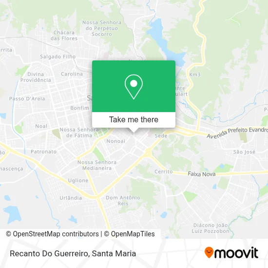 Recanto Do Guerreiro map