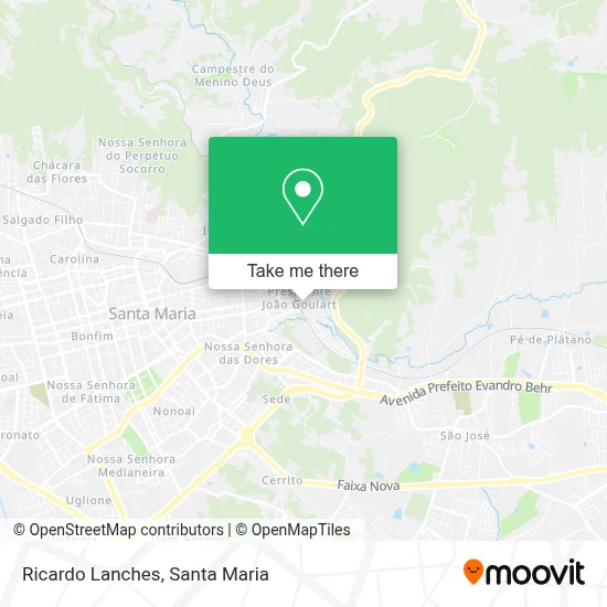 Ricardo Lanches map