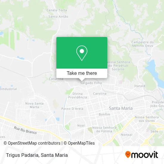 Trigus Padaria map
