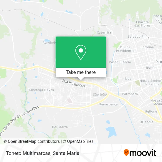 Toneto Multimarcas map