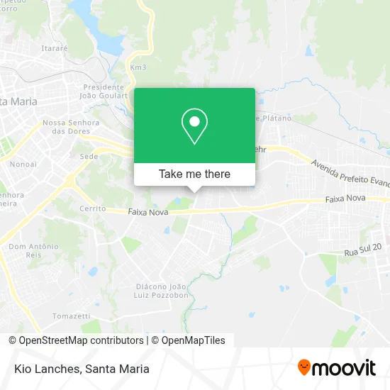 Kio Lanches map