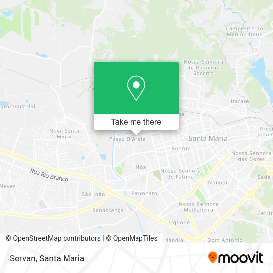 Servan map
