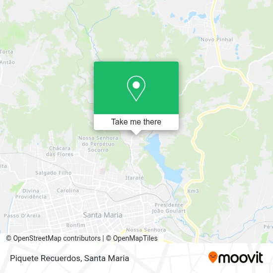 Piquete Recuerdos map