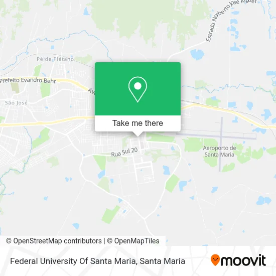 Federal University Of Santa Maria map