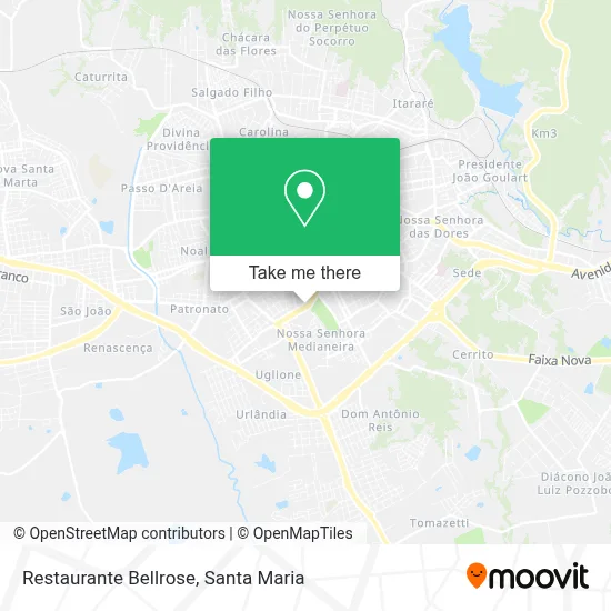 Restaurante Bellrose map