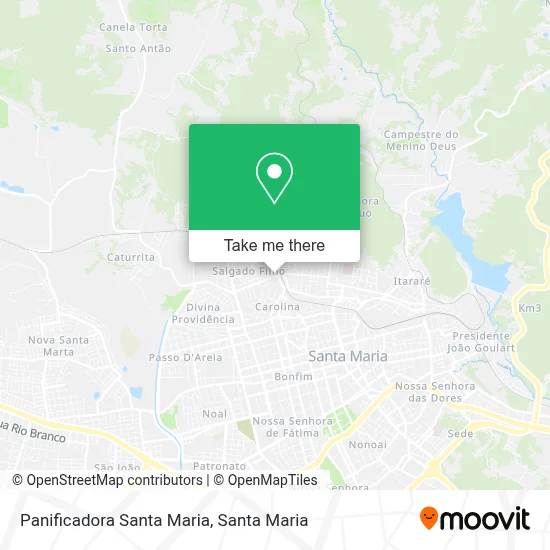 Panificadora Santa Maria map