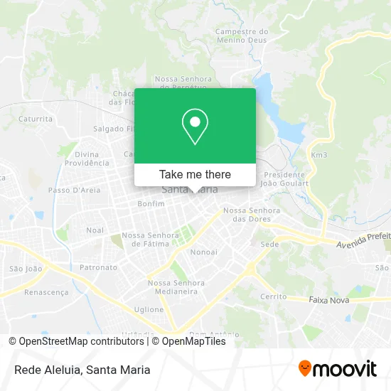 Rede Aleluia map