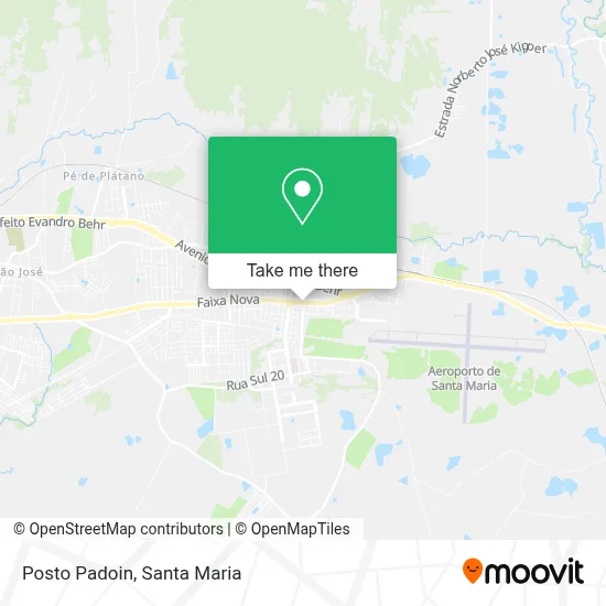 Posto Padoin map