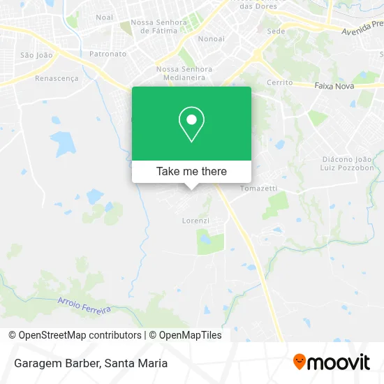 Garagem Barber map