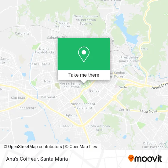 Ana's Coiffeur map