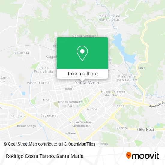 Rodrigo Costa Tattoo map