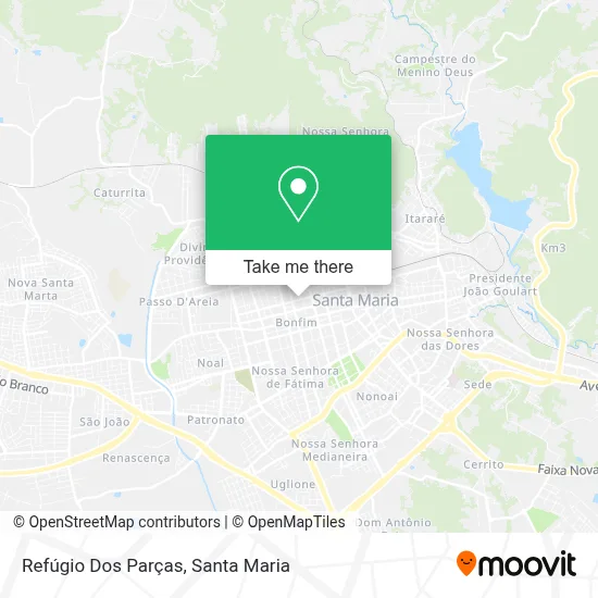 Refúgio Dos Parças map