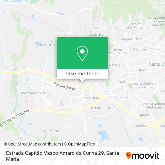 Estrada Capitão Vasco Amaro da Cunha 29 map