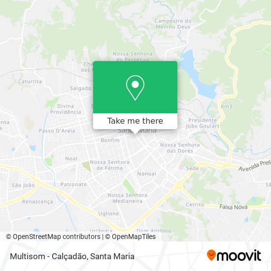 Multisom - Calçadão map