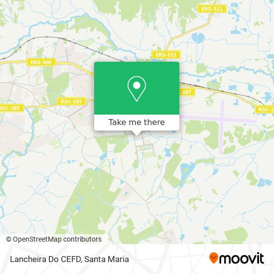 Lancheira Do CEFD map