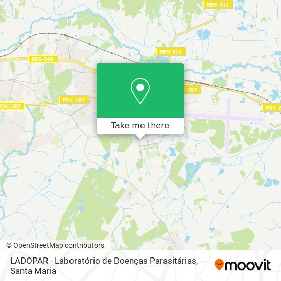 Mapa LADOPAR - Laboratório de Doenças Parasitárias