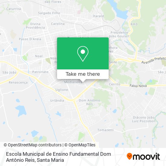 Escola Municipal de Ensino Fundamental Dom Antônio Reis map