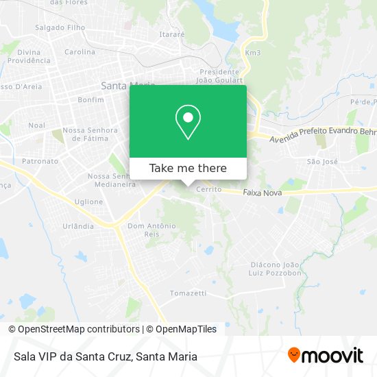 Sala VIP da Santa Cruz map