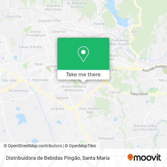 Distribuidora de Bebidas Pingão map