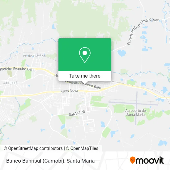 Banco Banrisul (Camobi) map