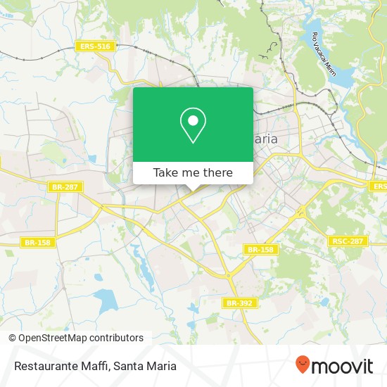 Mapa Restaurante Maffi