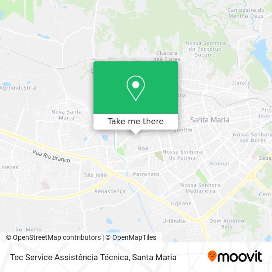 Mapa Tec Service Assistência Técnica